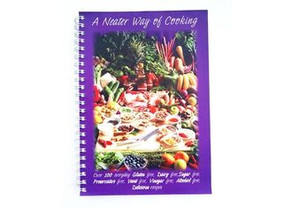 Personalised Softcover Book Printing Wire Bound Binding For Cook Book Publishing