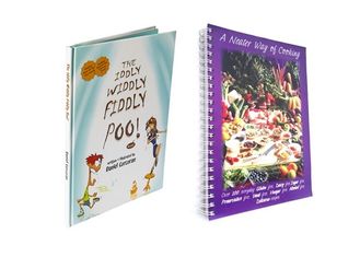 Spiral Bound Notebook Printing , Case Bound Book Printing Services Spot Glitering