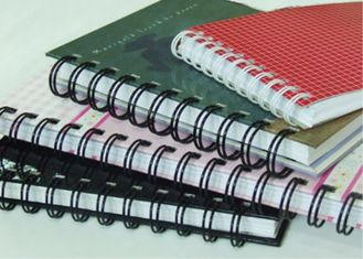 Common Size Notebook Cover Printing , Spiral Bound Coil Bound Book Printing