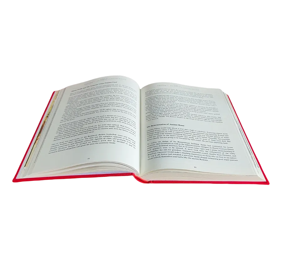 City history book printing non-fiction book printing case bound book printing