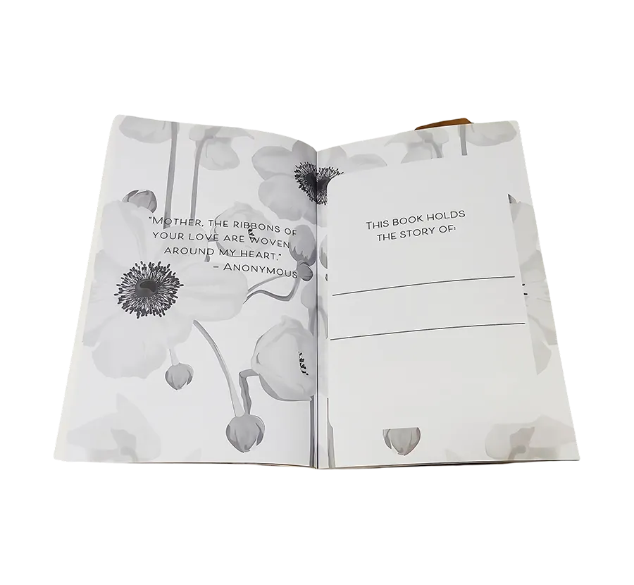 Soft cover book printing Mom I want to hear your story book printing paperback book printing