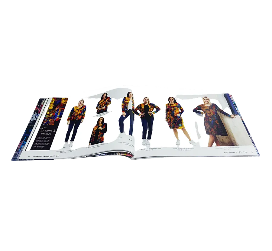 Fashion art book printing service paperback book printing soft cover art book printing