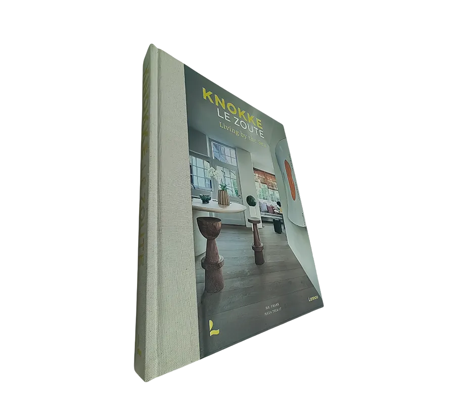 Hard cover book printing service cloth with paper cover case bound book printing