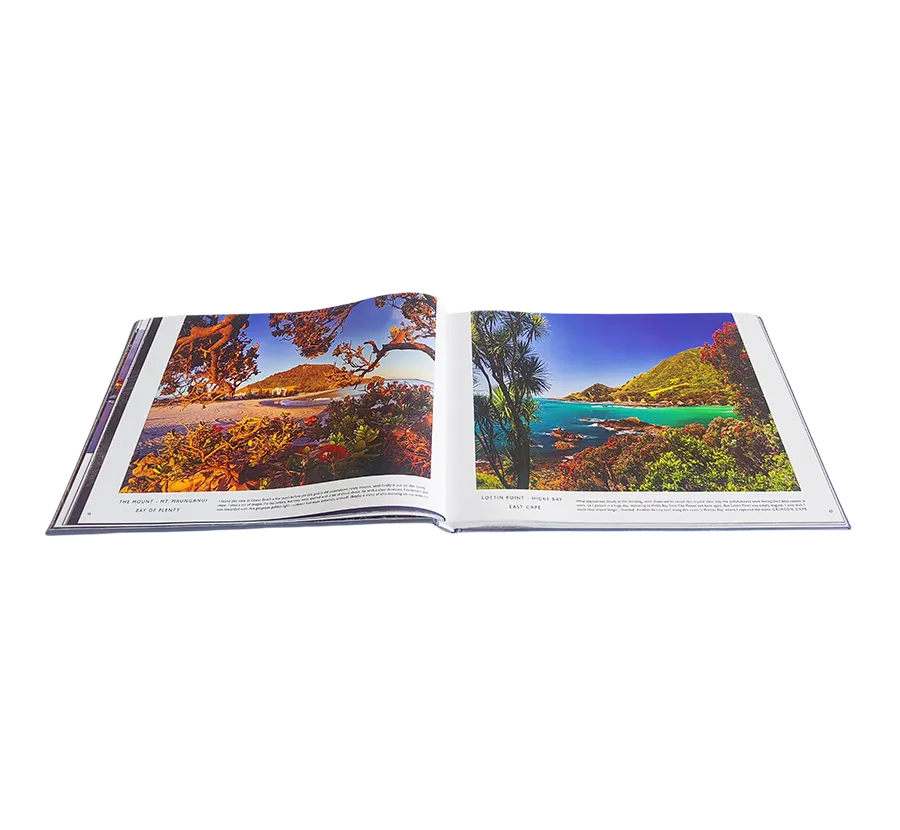 Landscape book printing art book printing service cloth cover book printing landscape book printing