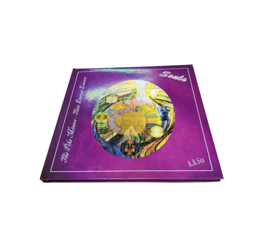 Case bound book with 3D printing on cover